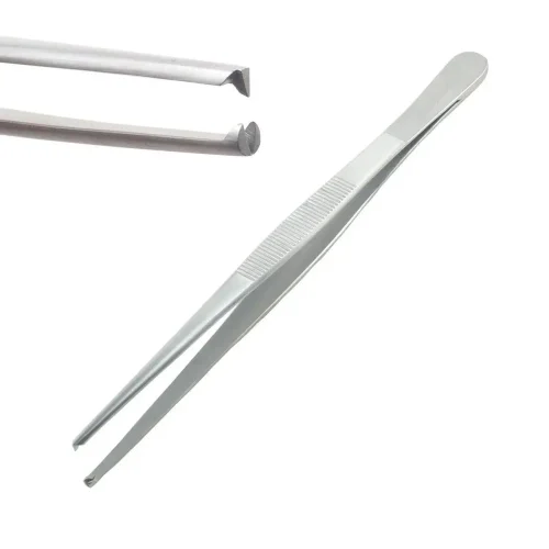 PINZA QUIRÚRGICA (CON DIENTE) 25 CM