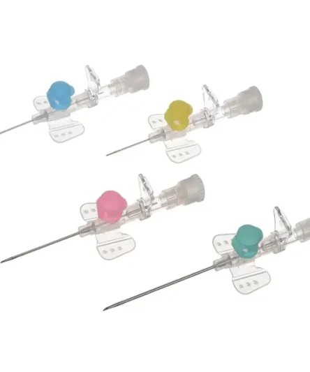 Catéter Intravenoso con Aleta y Seguridad